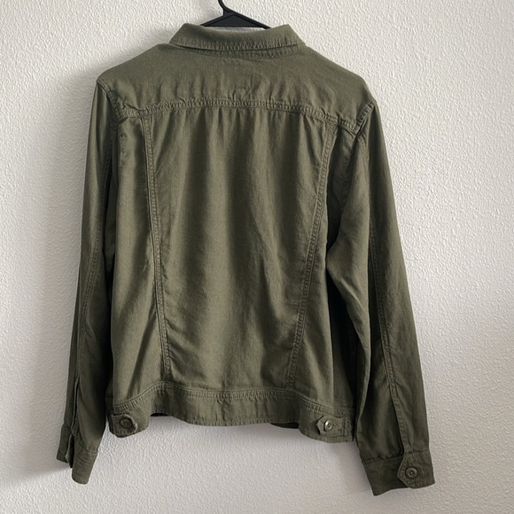 Lucky Brand Women’s Linen Blend Jacket Size Large - Picture 2 of 10